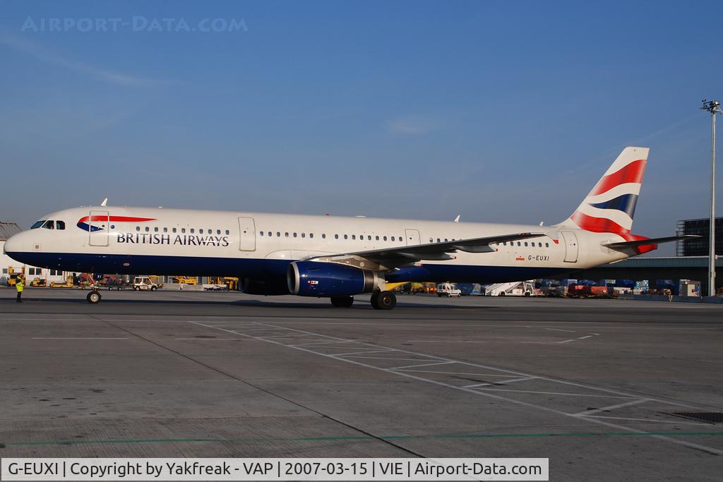 G-EUXI, 2005 Airbus A321-231 C/N 2536, British Airways Airbus 321