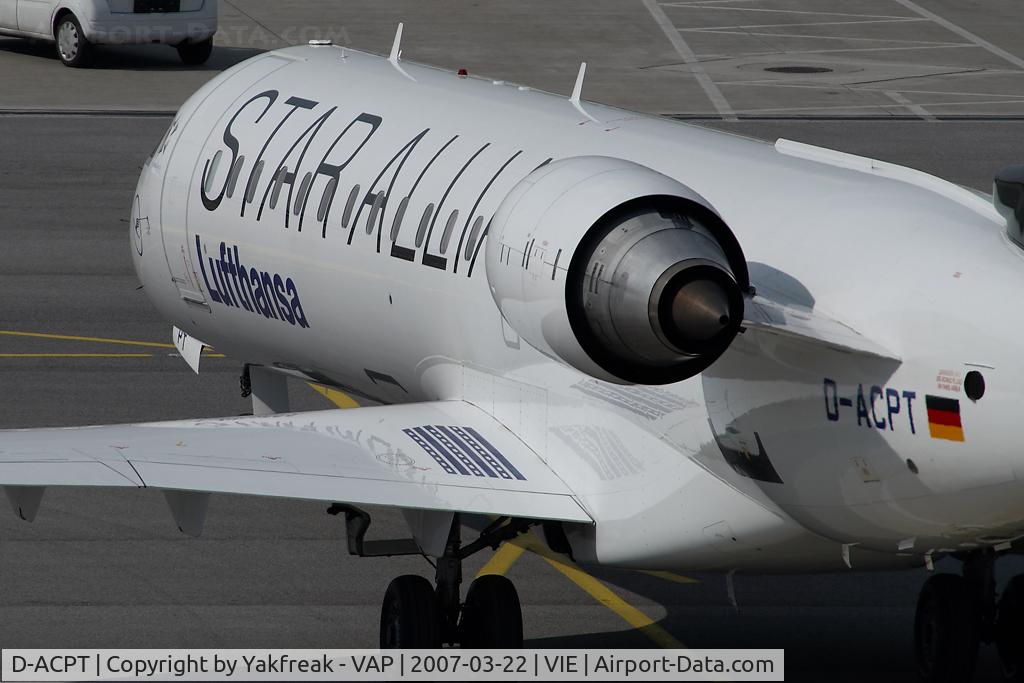 D-ACPT, 2003 Canadair CRJ-701ER (CL-600-2C10) Regional Jet C/N 10103, Lufthansa Regionel Canadair Regionaljet 700 in Star Alliance colors
