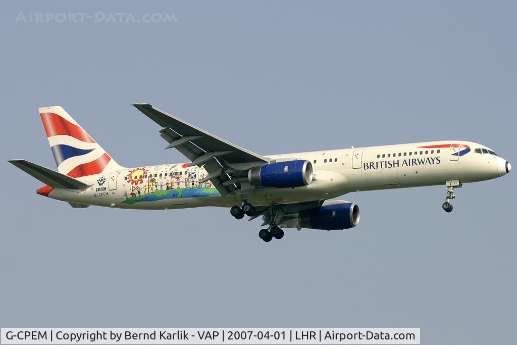 G-CPEM, 1997 Boeing 757-236 C/N 28665, British Airways Boeing 757