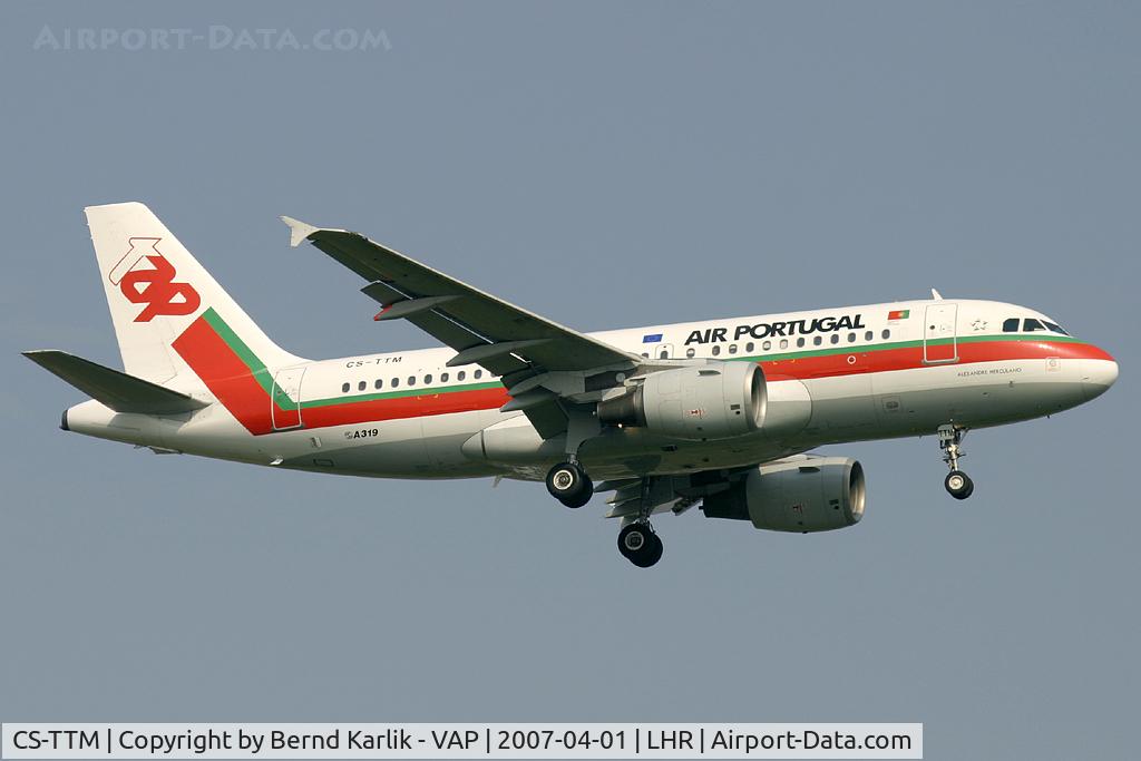 CS-TTM, 1999 Airbus A319-111 C/N 1106, TAP Airbus A319