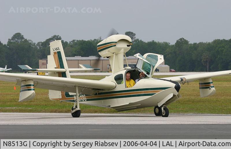 N8513G, 1983 Lake LA-4-200 Buccaneer C/N 1092, Sun-n-fun 2006