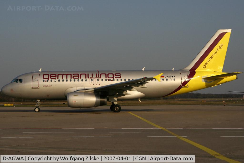 D-AGWA, 2006 Airbus A319-132 C/N 2813, visitor