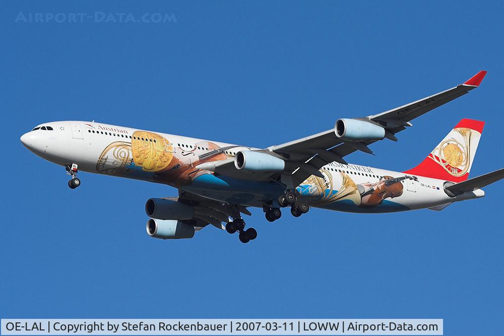 OE-LAL, 1999 Airbus A340-313 C/N 263, OS052 from Tokyo.