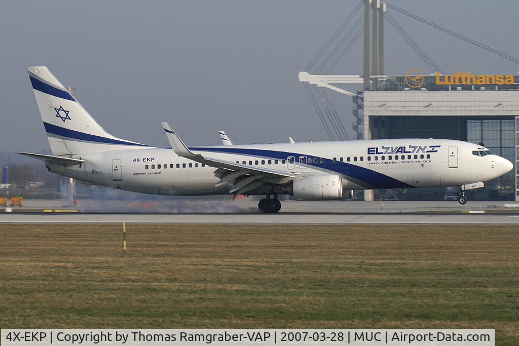 4X-EKP, 2001 Boeing 737-8Q8 C/N 30639, El Al Israel Airlines Boeing 737-800