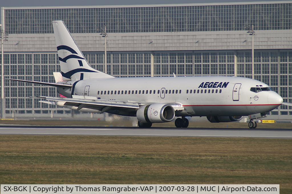 SX-BGK, 1990 Boeing 737-3Y0/SF C/N 24679, Aegean Airlines Boeing 737-300