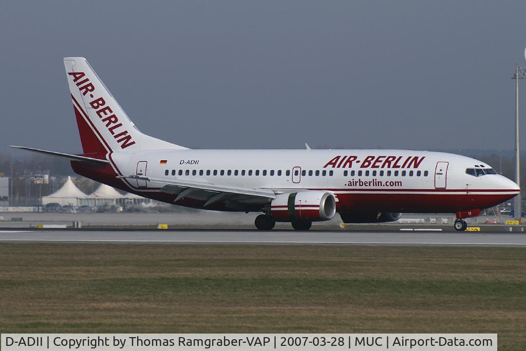 D-ADII, 1987 Boeing 737-329 C/N 23775, Air Berlin Boeing 737-300