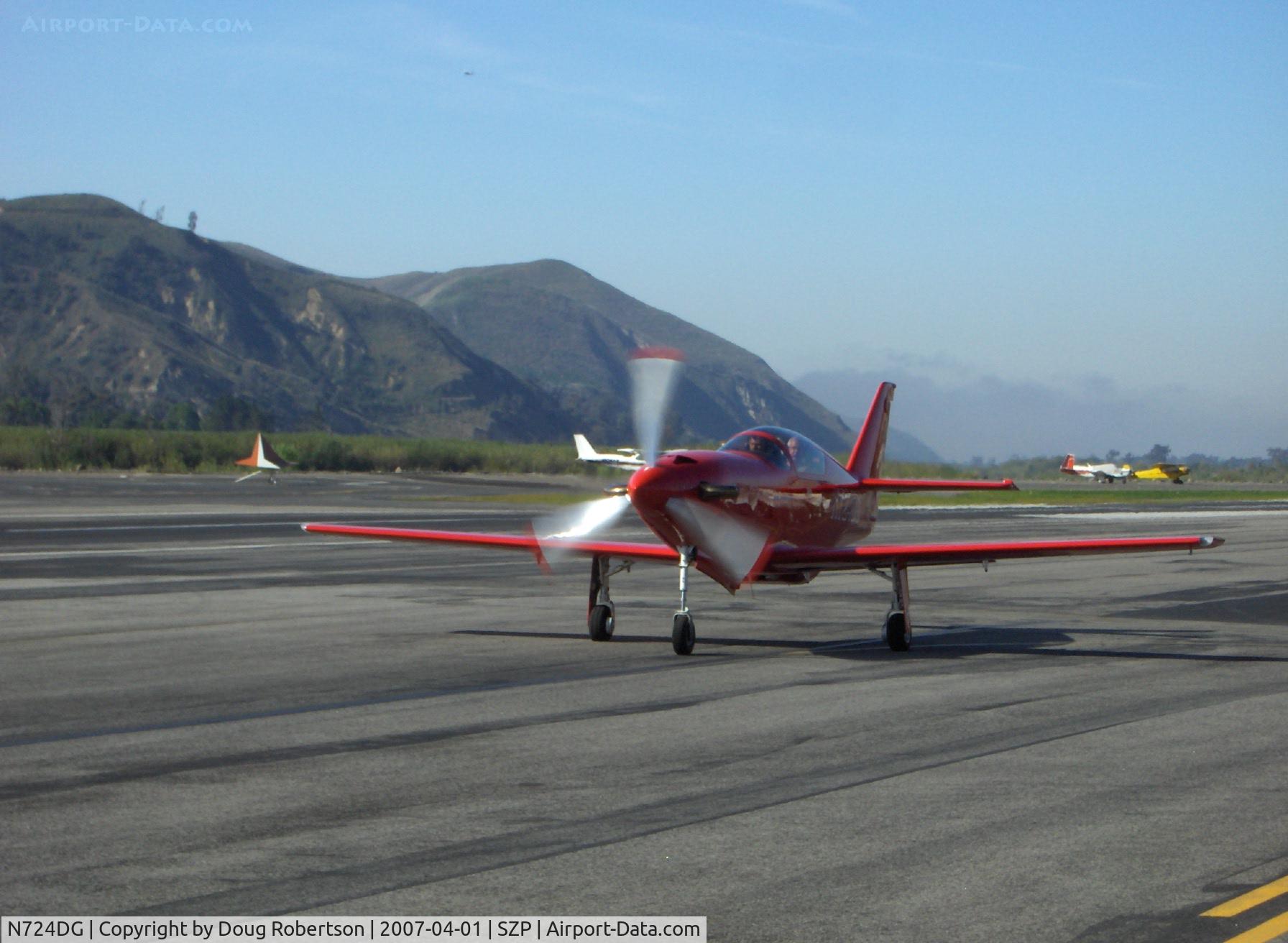 N724DG, 2002 Legend Aircraft Legend C/N 1, 2002 GRAY-SPECIAL TURBINE LEGEND, Walter 601D 724 shp Turbine, taxi to Rwy 22
