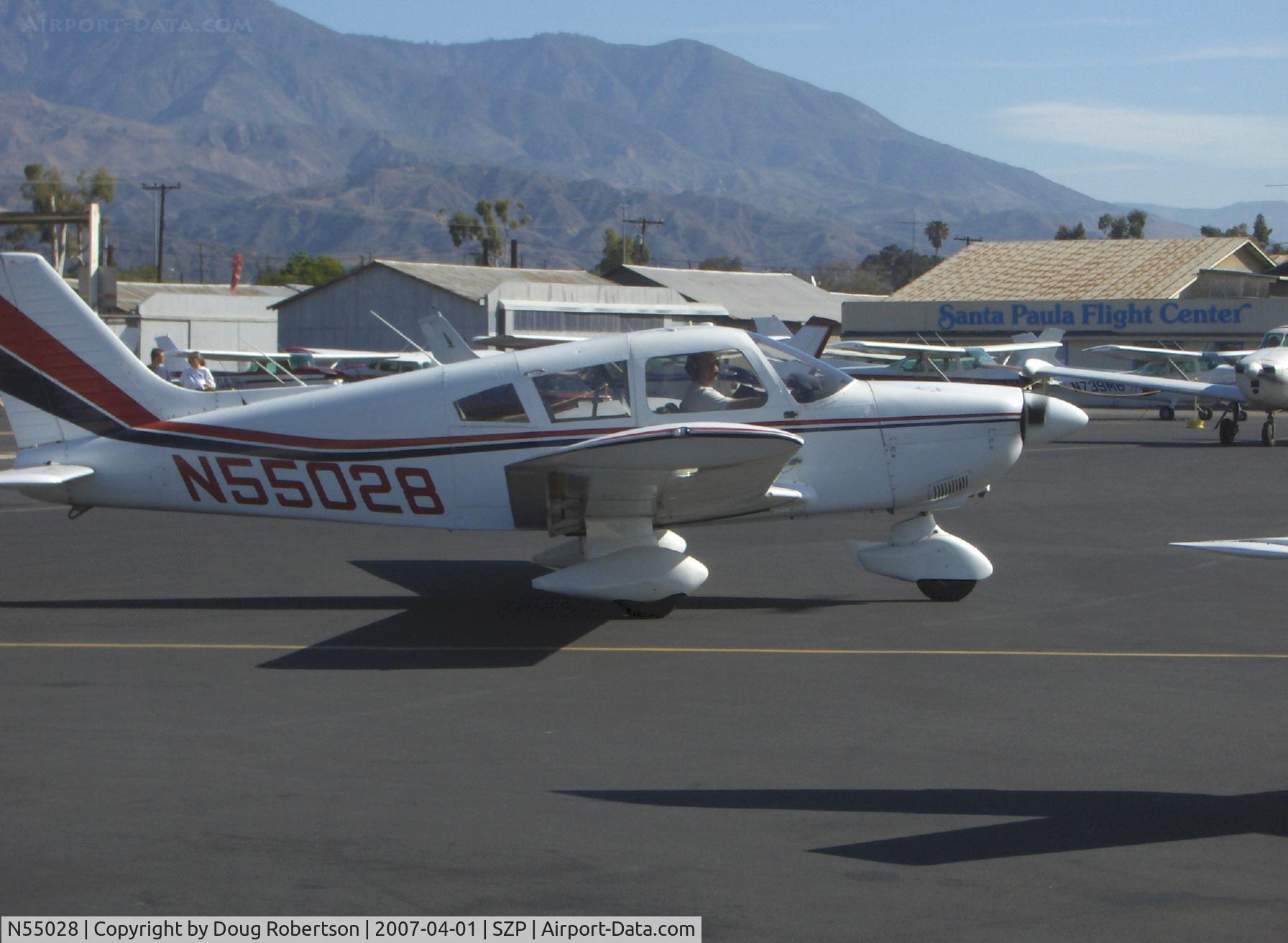 N55028, 1973 Piper PA-28-180 Challenger C/N 28-7305295, 1973 Piper PA-28-180 CHALLENGER, Lycoming O&VO-360 180 Hp, taxi