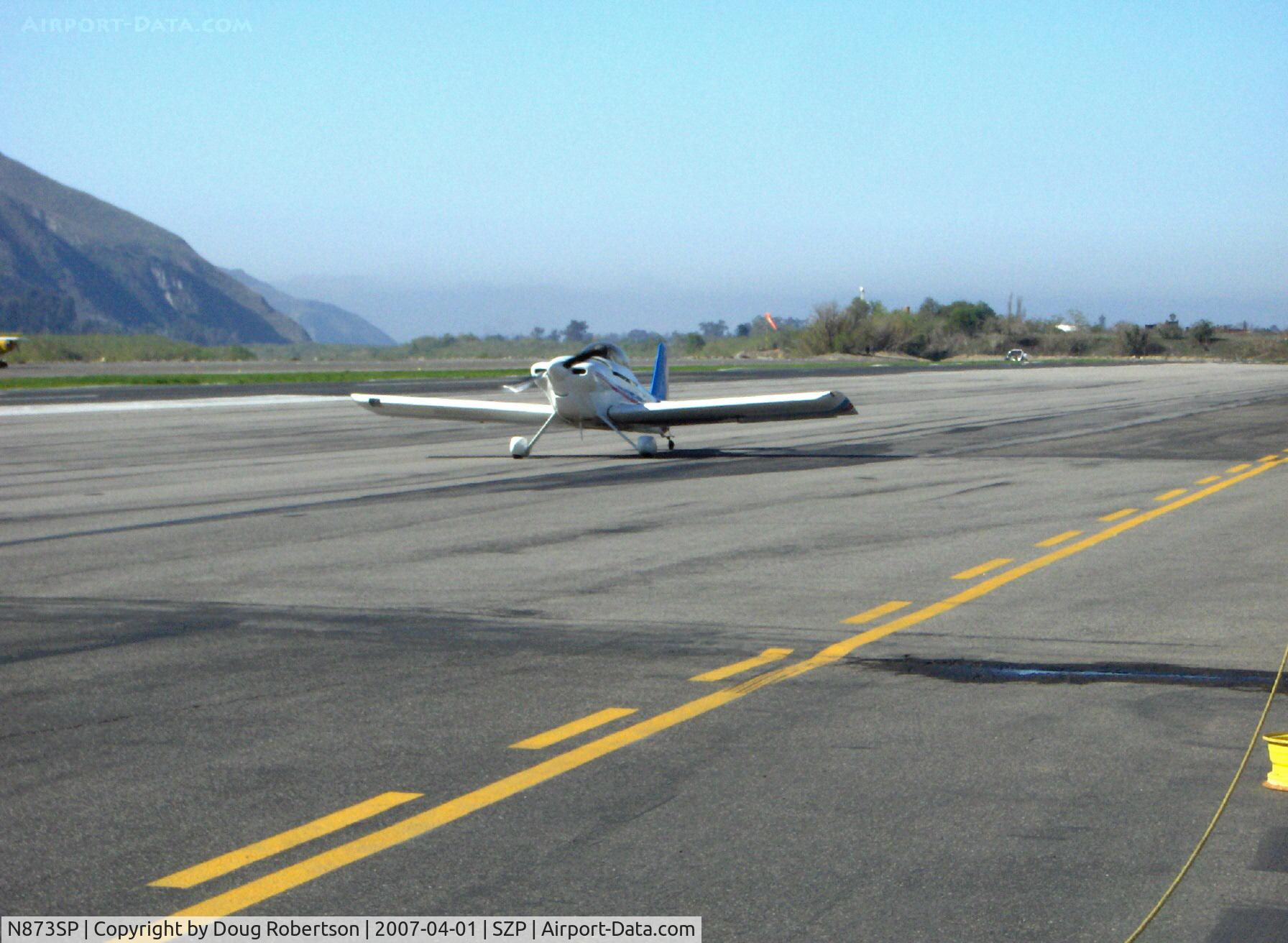 N873SP, 1991 Vans RV-4 C/N 873, Lynch VAN's RV-4, Lycoming O&VO-360, taxi