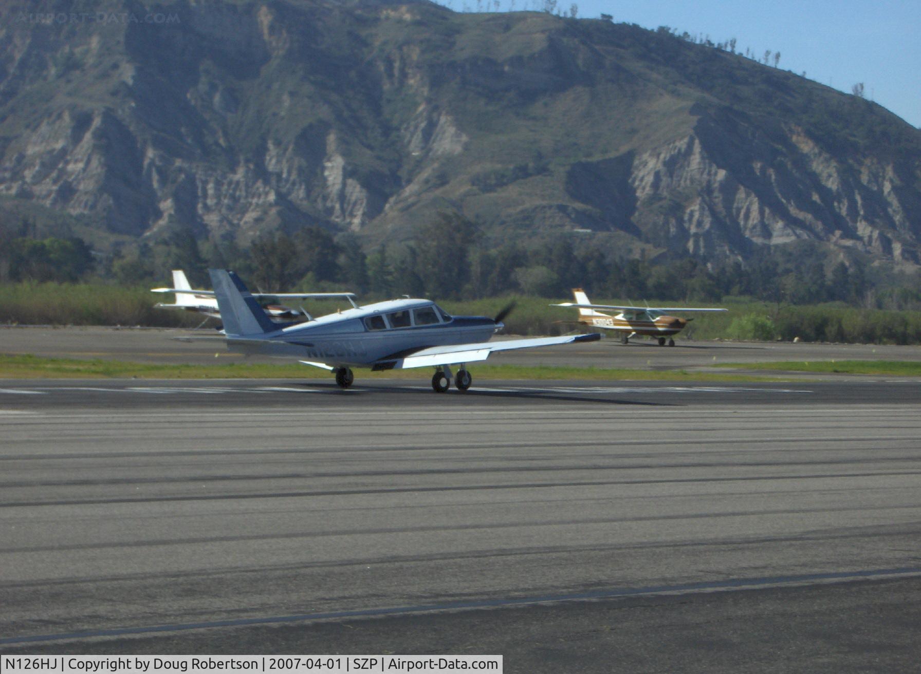 N126HJ, 1969 Piper PA-24-260TC Comanche Turbo C C/N 24-4878, 1969 Piper PA-24-260TC COMANCHE 260 TURBO C, Lycoming TIO-540-N1A5 260 Hp, manually controlled Rajay turbocharger, flaps landing roll Rwy 22