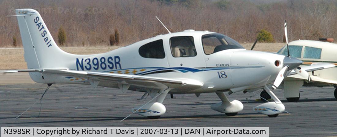 N398SR, 2006 Cirrus SR22 GTS C/N 2102, 2006 Cirrus SR-22 in Danville Va.