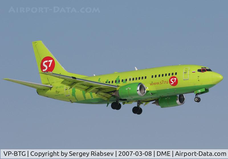 VP-BTG, Boeing 737-522 C/N 25383/2146, S7 Airlines