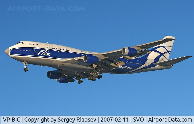 VP-BIC, 1990 Boeing 747-329M/SF C/N 24837/810, Air Bridge Cargo