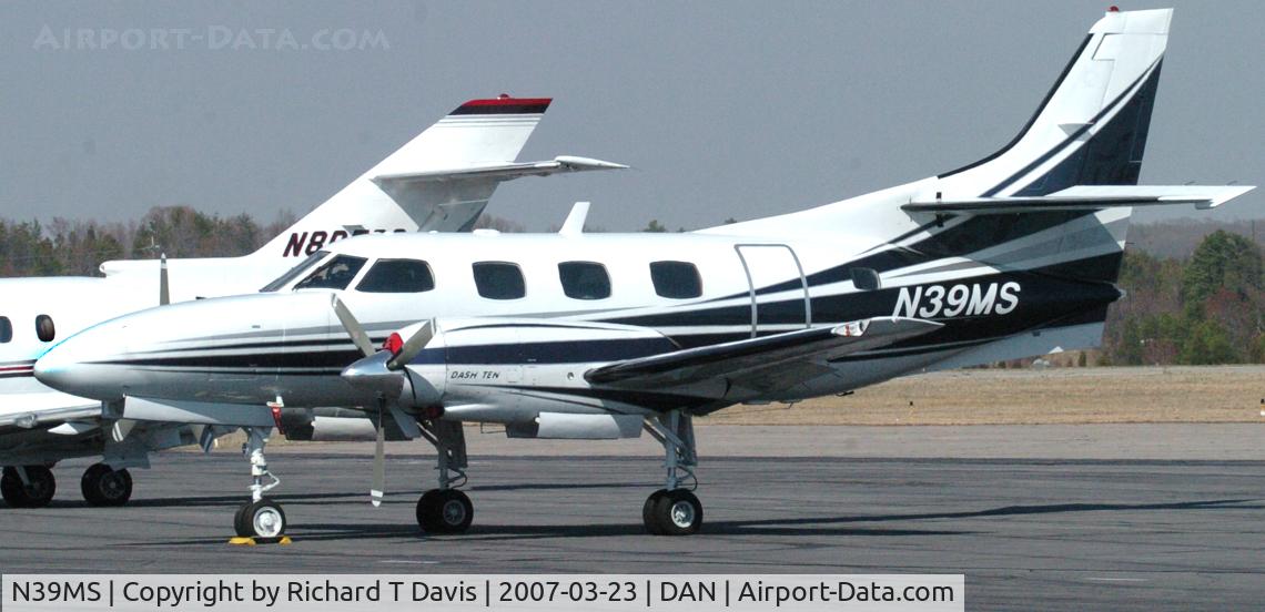 N39MS, 1975 Swearingen SA-226T Merlin IIIA C/N T257, 1975 Swearingen SA-226T in Danville Va.