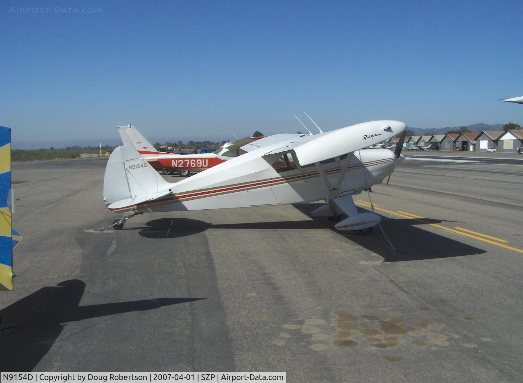 N9154D, 1958 Piper PA-22-160 Tri Pacer C/N 22-6206, 1958 Piper PA-22-160 TRIPACER Taildragger conversion, Lycoming O-320 160 Hp, booster tips
