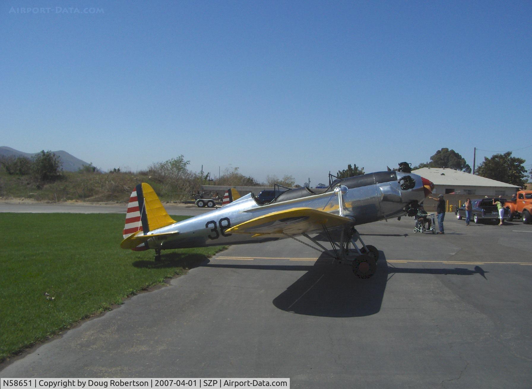 N58651, 1941 Ryan PT-22 Recruit (ST3KR) C/N 1426, 1941 Ryan Aeronautical ST-3KR as PT-22, Kinner R5 160 Hp radial