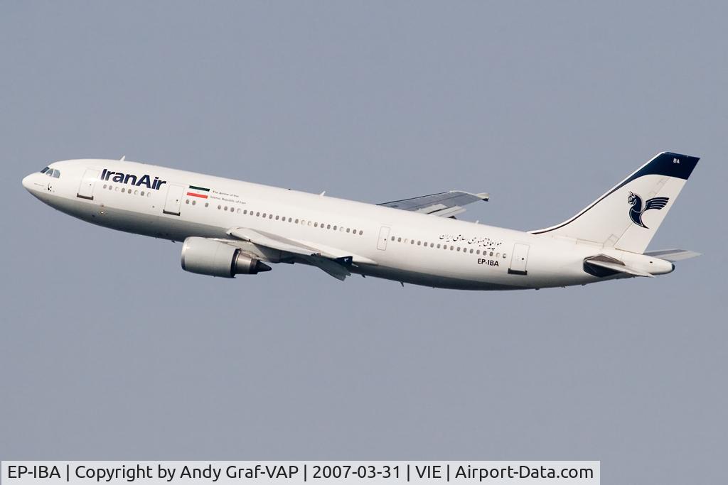 EP-IBA, 1993 Airbus A300B4-605R C/N 723, Iran Air A300-600