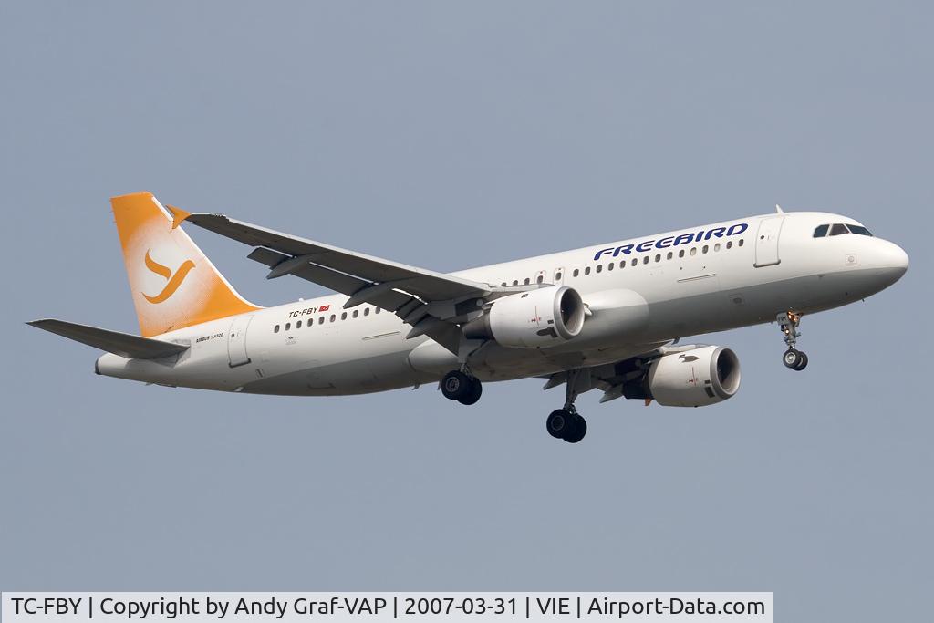 TC-FBY, 1991 Airbus A320-211 C/N 283, Freebird A320
