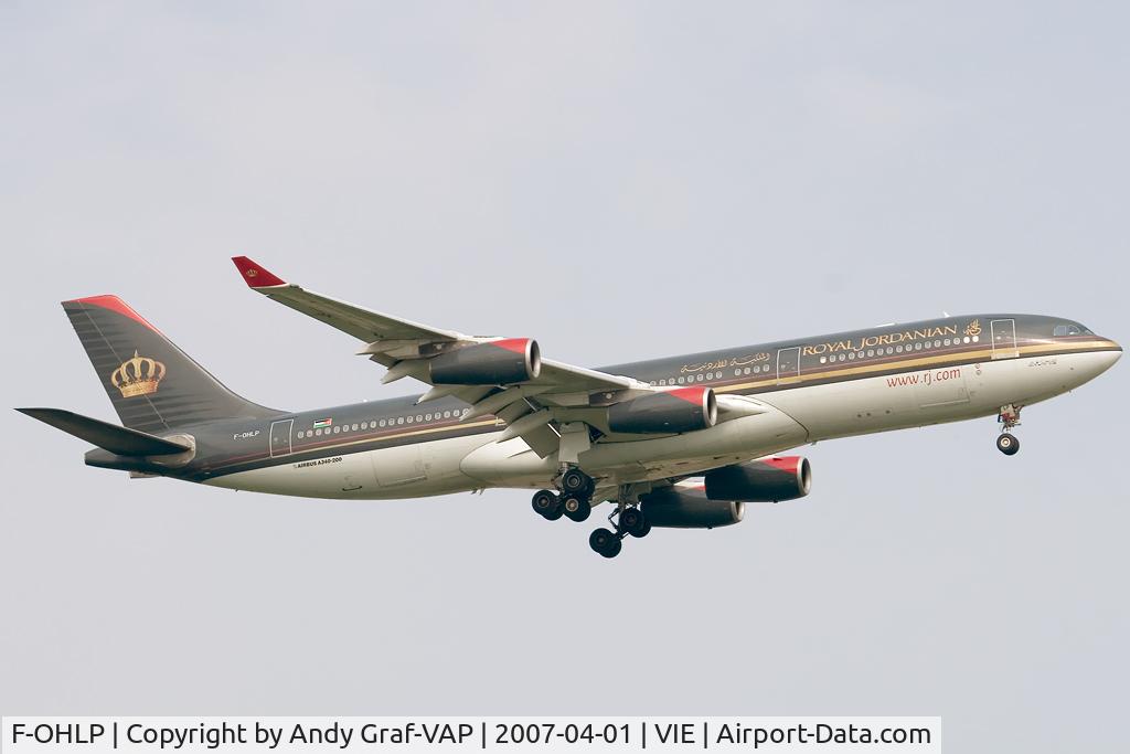 F-OHLP, 1993 Airbus A340-211 C/N 014, Royal Jordanian A340-200