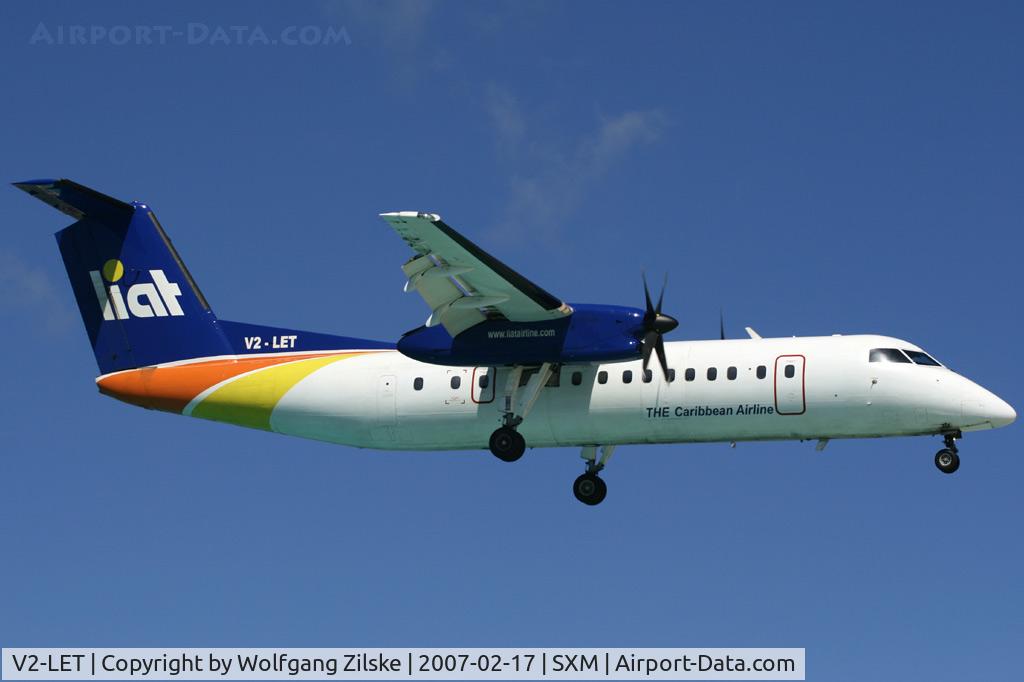 V2-LET, 1995 De Havilland Canada DHC-8-311B Dash 8 C/N 416, visitor