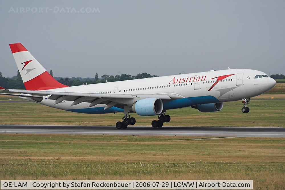 OE-LAM, 1998 Airbus A330-223 C/N 223, Austrian widebody.