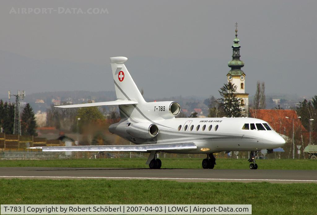 T-783, Dassault Falcon 50 C/N 67, Departure to Switzerland
