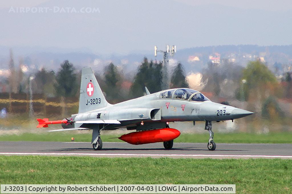 J-3203, Northrop F-5F Tiger II C/N M1003, Training with the Austrian Air Force