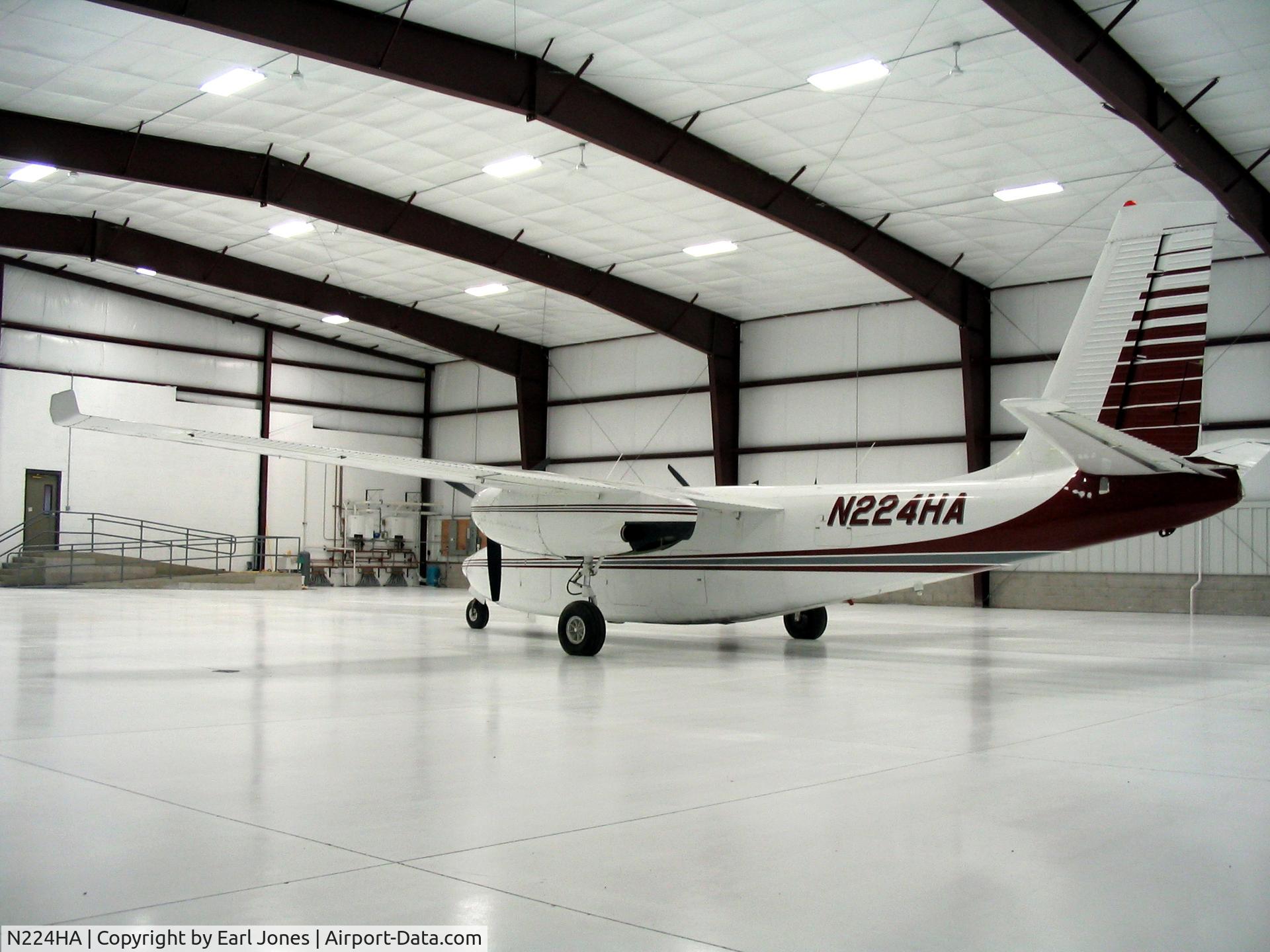 N224HA, 1957 Aero Commander 560-E C/N 567, hangar pic