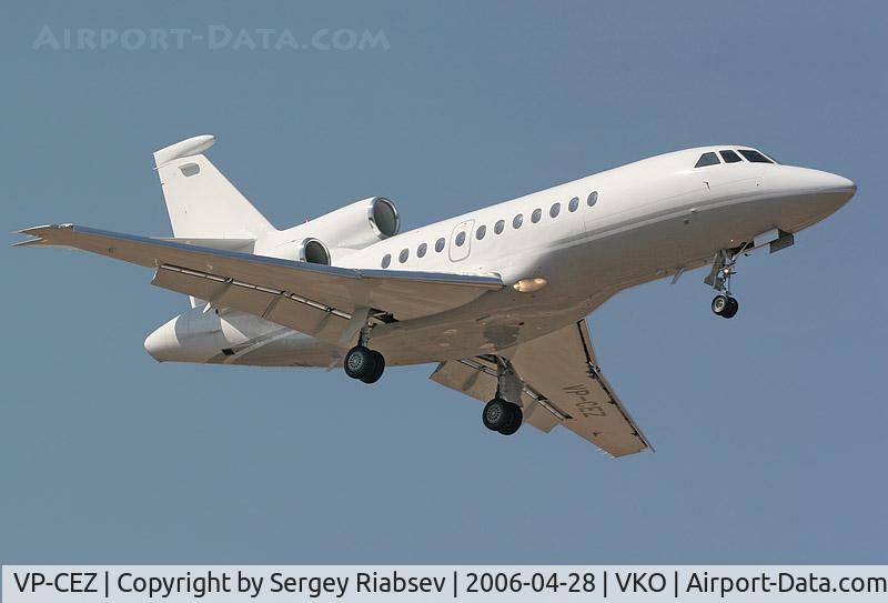 VP-CEZ, 2004 Dassault Falcon 900EX C/N 134, Taken at VKO