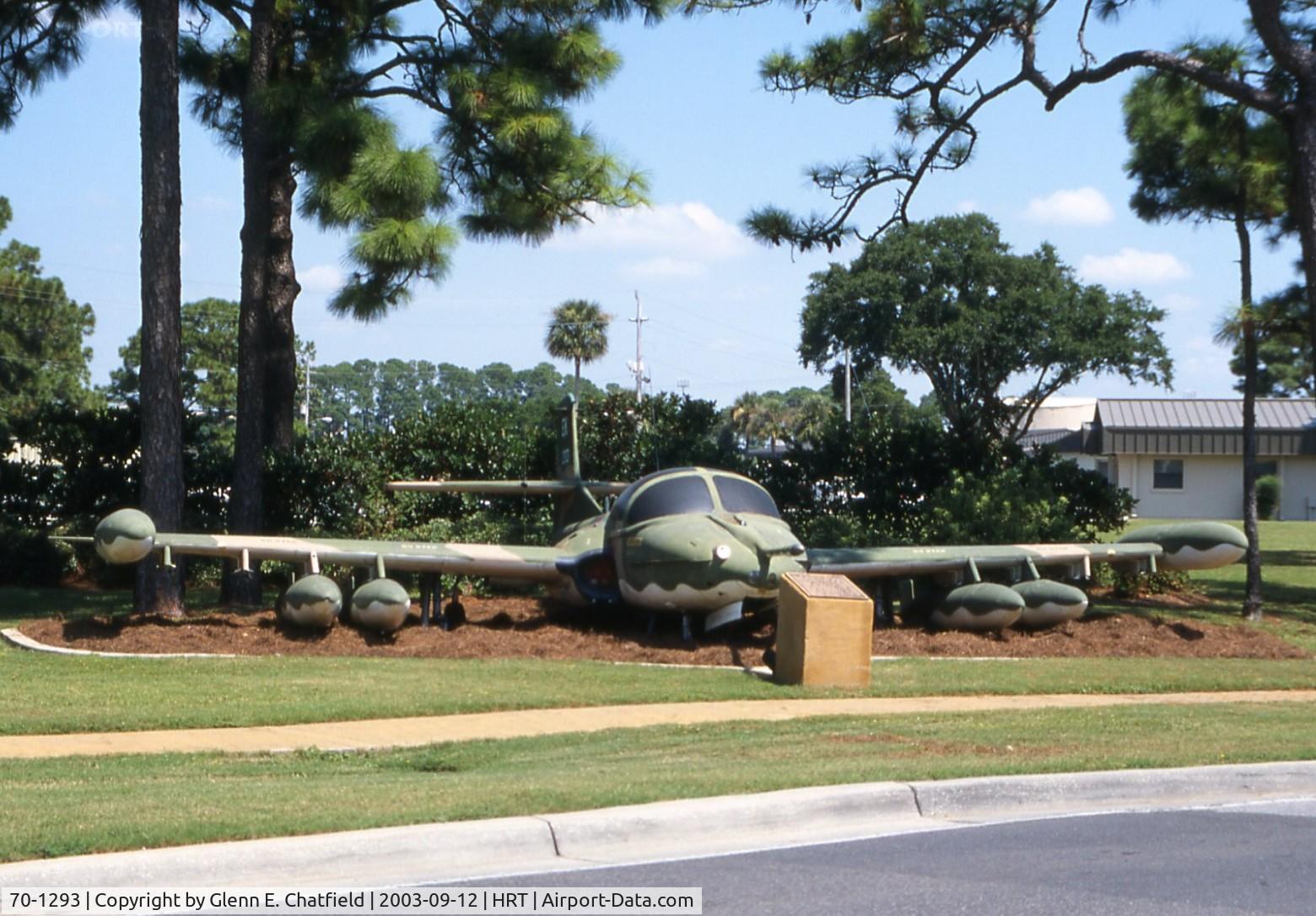 70-1293, 1970 Cessna OA-37B Dragonfly C/N 43308, OA-37B at Hurlburt Field Airpark