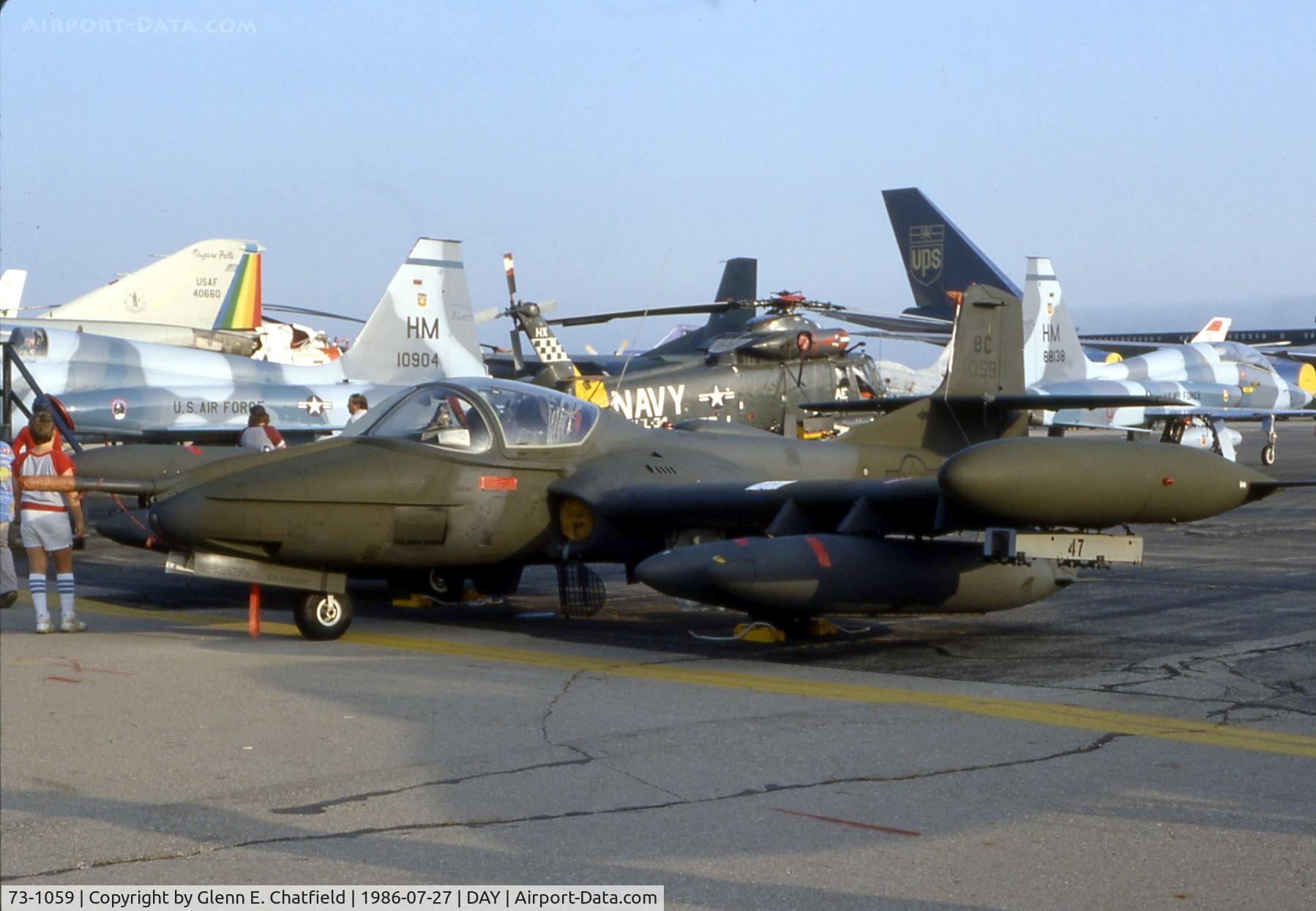 73-1059, 1973 Cessna OA-37B Dragonfly C/N 43422, OA-37B at the Dayton International Air Show