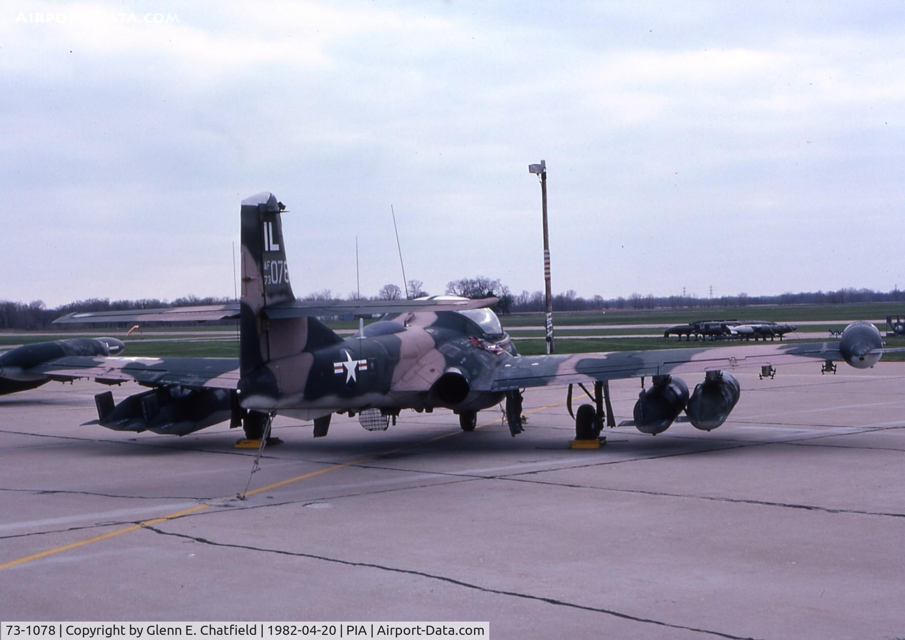 73-1078, 1973 Cessna OA-37B Dragonfly C/N 43444, OA-37B with the Illinois ANG