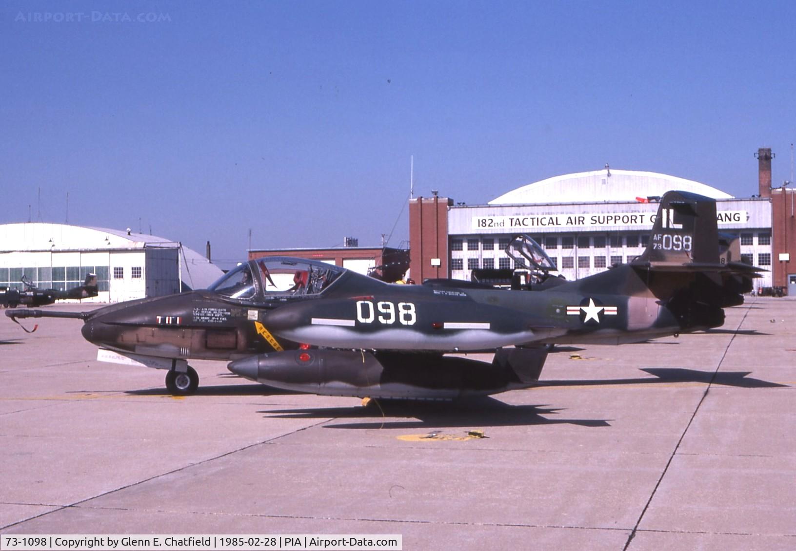 73-1098, 1973 Cessna OA-37B Dragonfly C/N 43510, OA-37B with the Illinois ANG