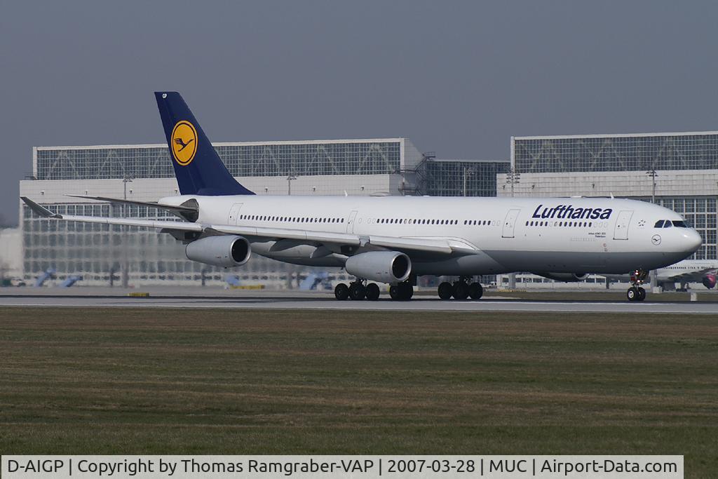 D-AIGP, 1998 Airbus A340-313X C/N 252, Lufthansa Airbus A340-300