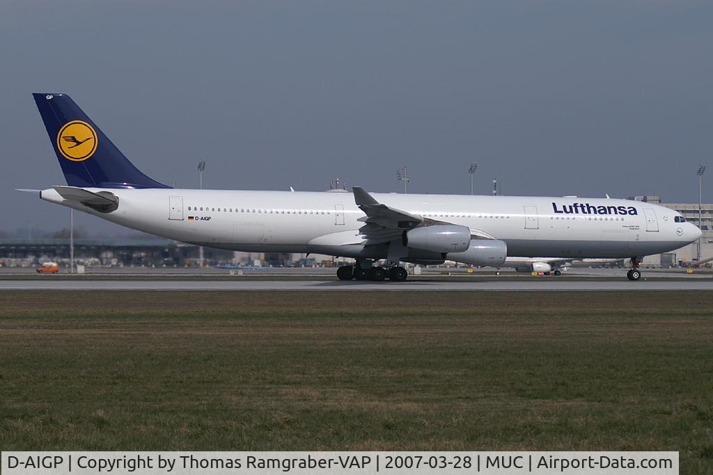 D-AIGP, 1998 Airbus A340-313X C/N 252, Lufthansa Airbus A340-300