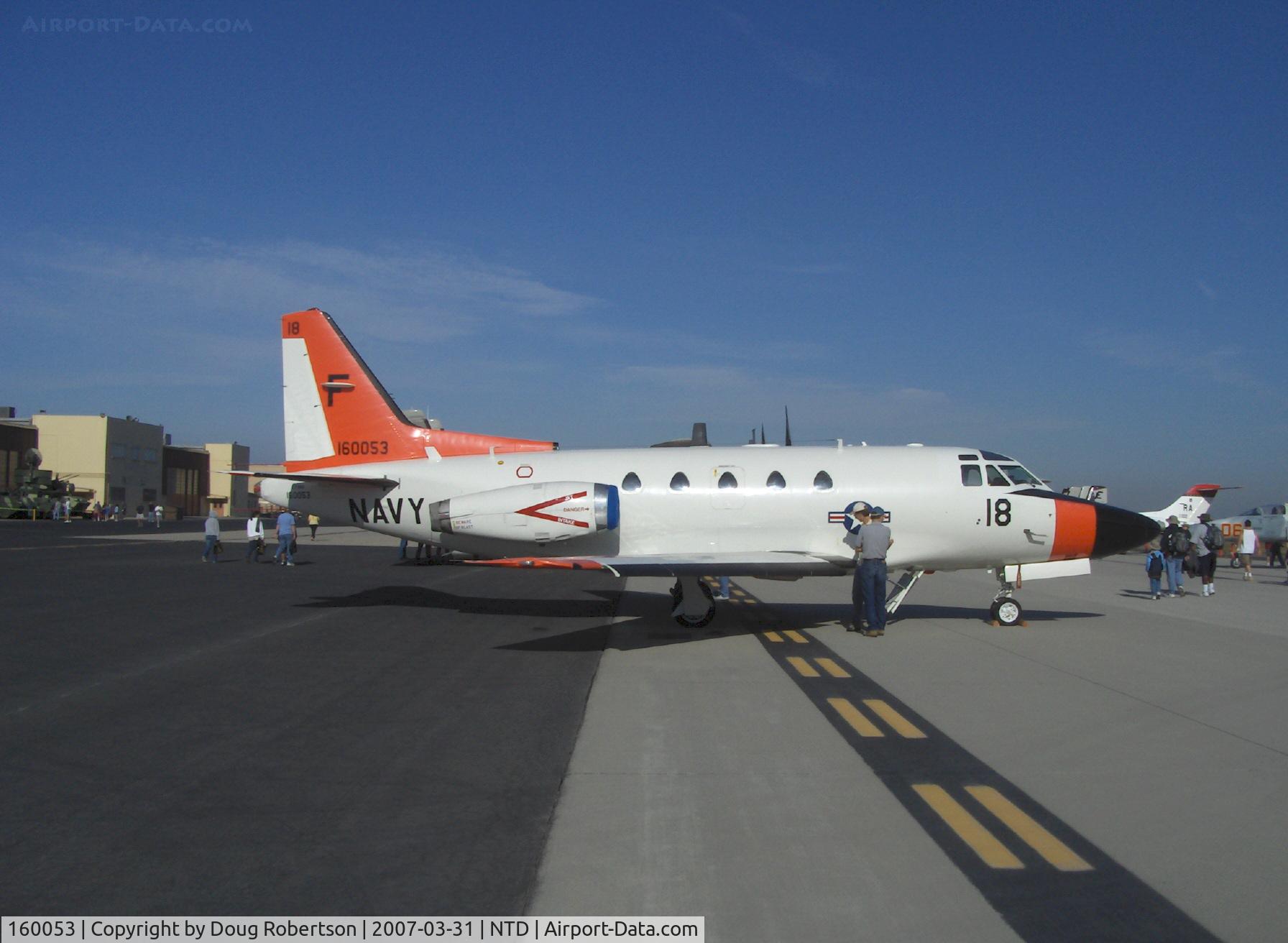 160053, North American Rockwell CT-39G (N-265) Sabreliner C/N 306-104, North American Rockwell CT-39G SABERLINER, two P&W J60 (JT12)-8 3,300 lb st each. (Design a bit long in the tooth?)