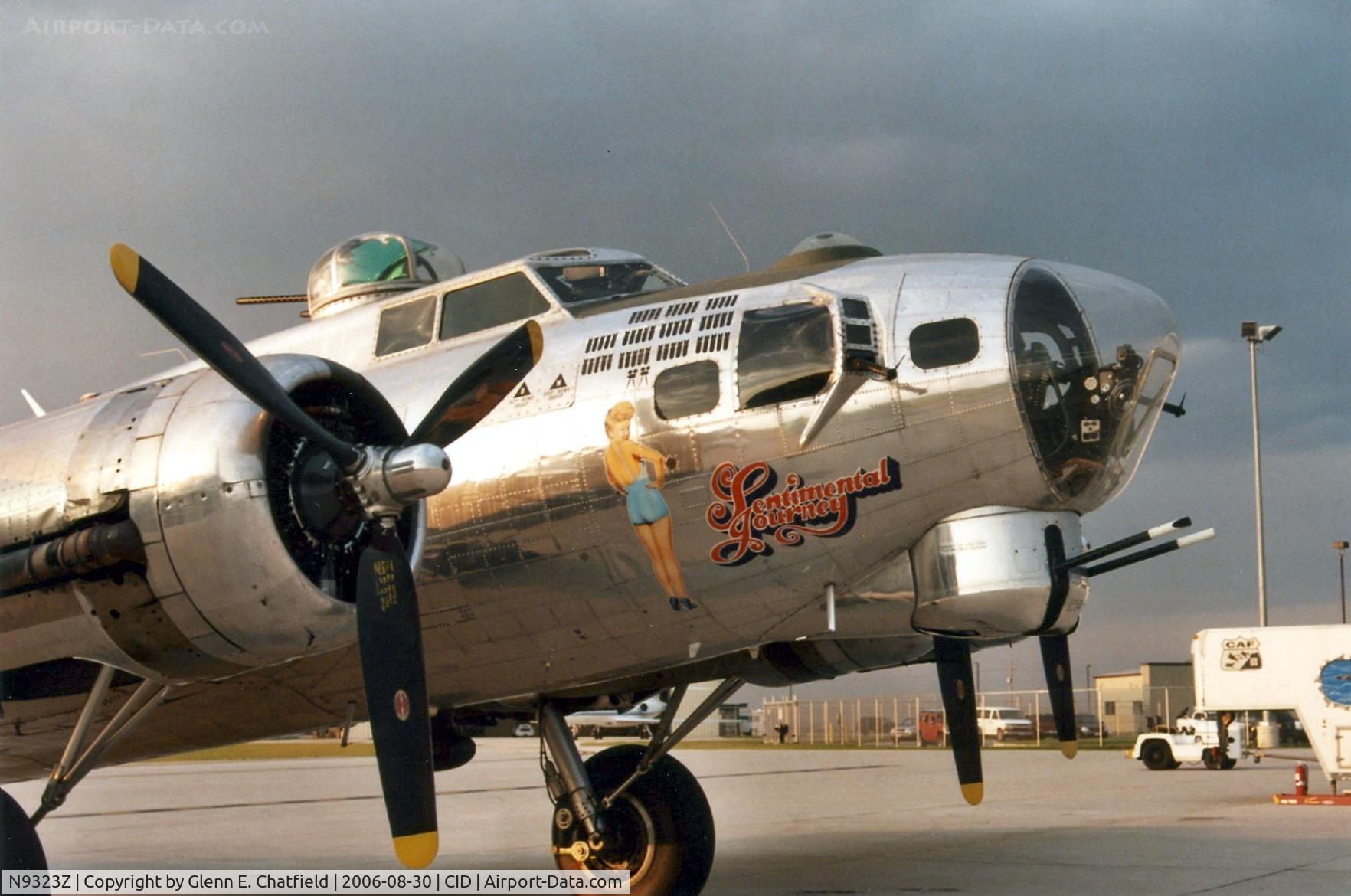 N9323Z, 1944 Boeing B-17G-85-DL Flying Fortress C/N 32155, B-17G 44-83514 on the ramp just before a storm