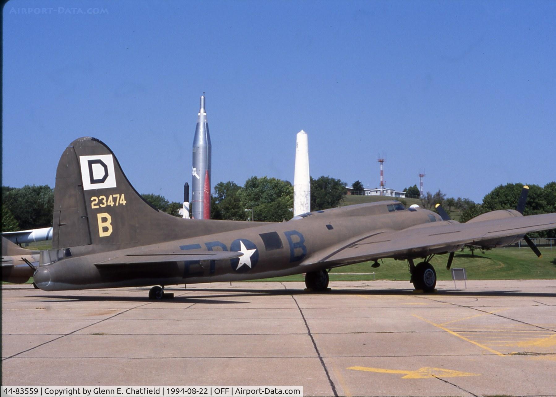 44-83559, 1944 Boeing B-17P-85-DL Flying Fortress C/N 32200, B-17P at the old Strategic Air Command Museum