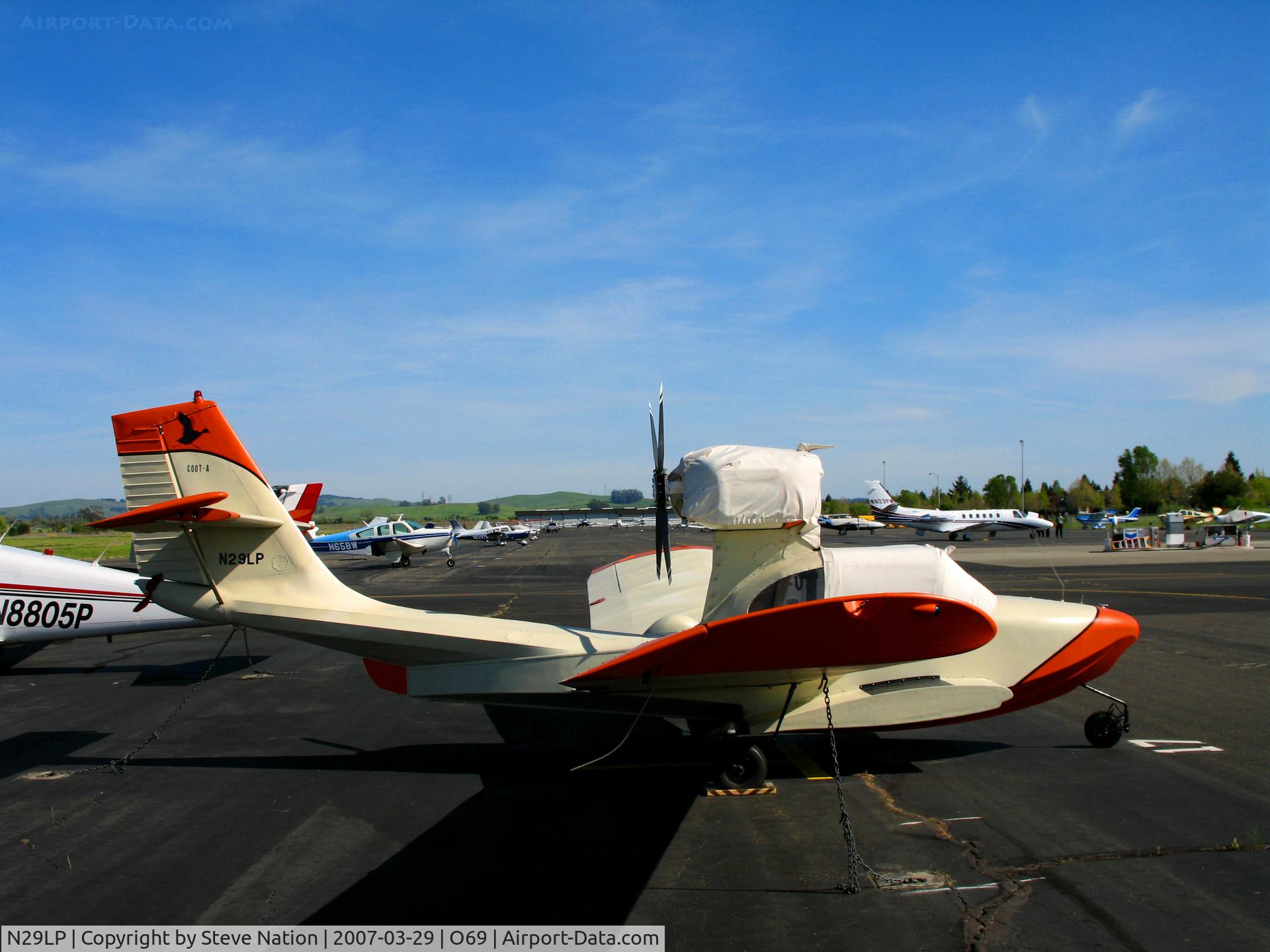 N29LP, 1991 Taylor Coot A C/N QQ14, 1991 Parriera Lionel D Coot A @ Petaluma Municipal Airport, CA