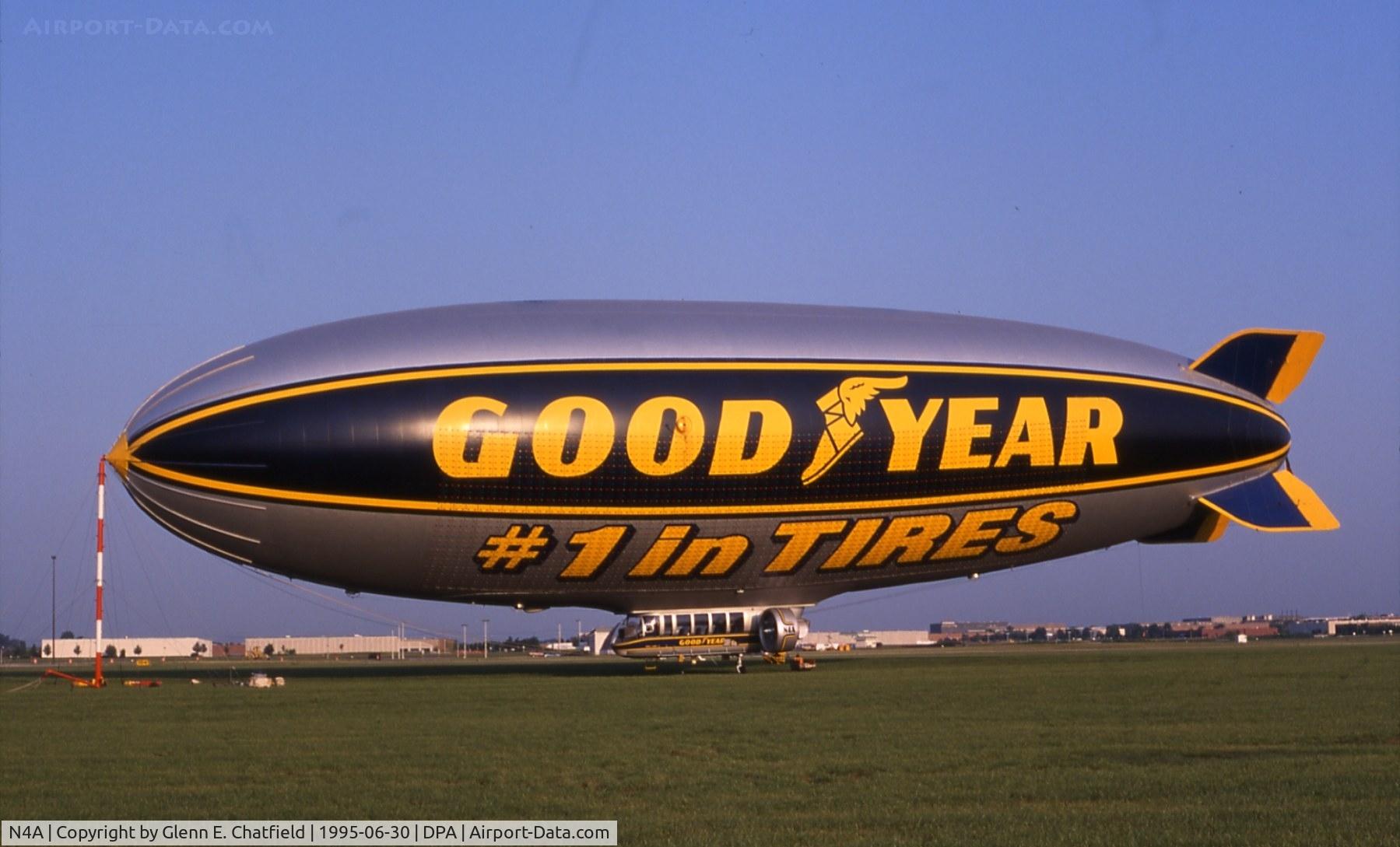 N4A, 1987 Loral Corporation GZ22 C/N 4120, The new Goodyear airship