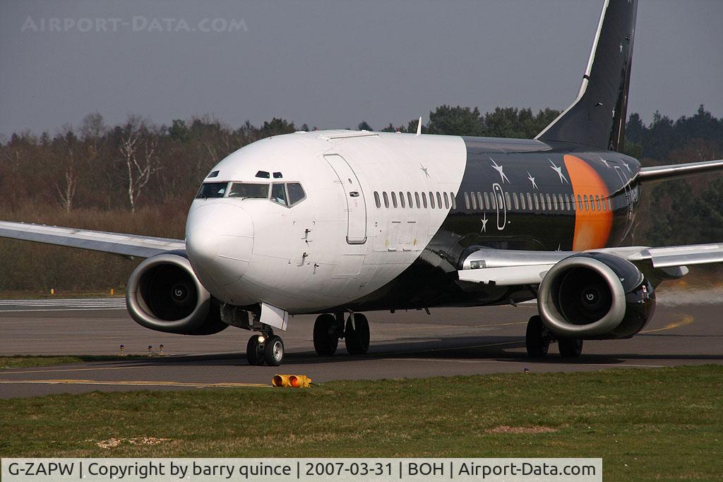 G-ZAPW, 1988 Boeing 737-3L9 C/N 24219, TITAN  737