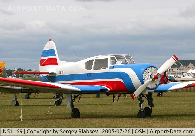 N51169, 1981 Yakovlev Yak-18T C/N 22202044537, EAA AirVenture 2005