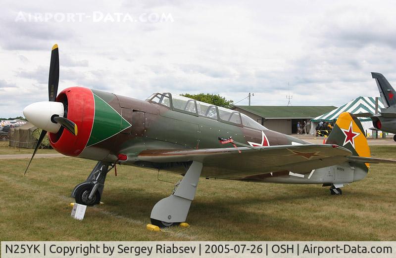 N25YK, 1955 Yakovlev Yak-11 C/N 25 III/25, EAA AirVenture 2005