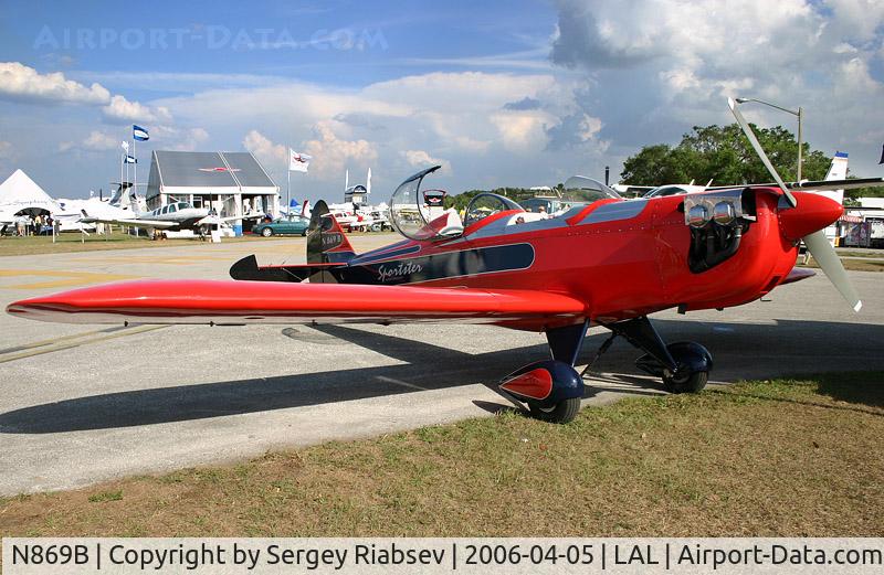 N869B, Warner Sportster C/N 51303-SPT2B, Sun-n-fun 2006