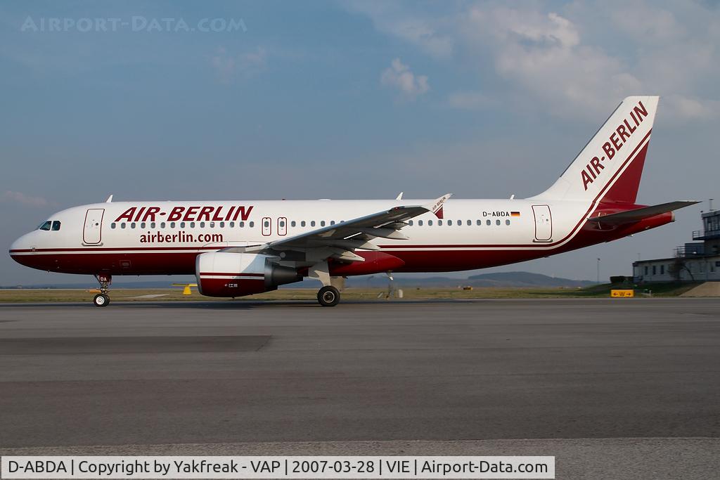 D-ABDA, 2005 Airbus A320-214 C/N 2539, Air Berlin Airbus A320