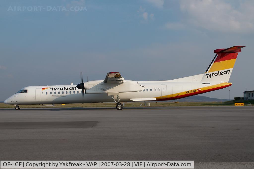 OE-LGF, 2002 De Havilland Canada DHC-8-402Q Dash 8 C/N 4068, Tyrolean Airways Dash 8-400