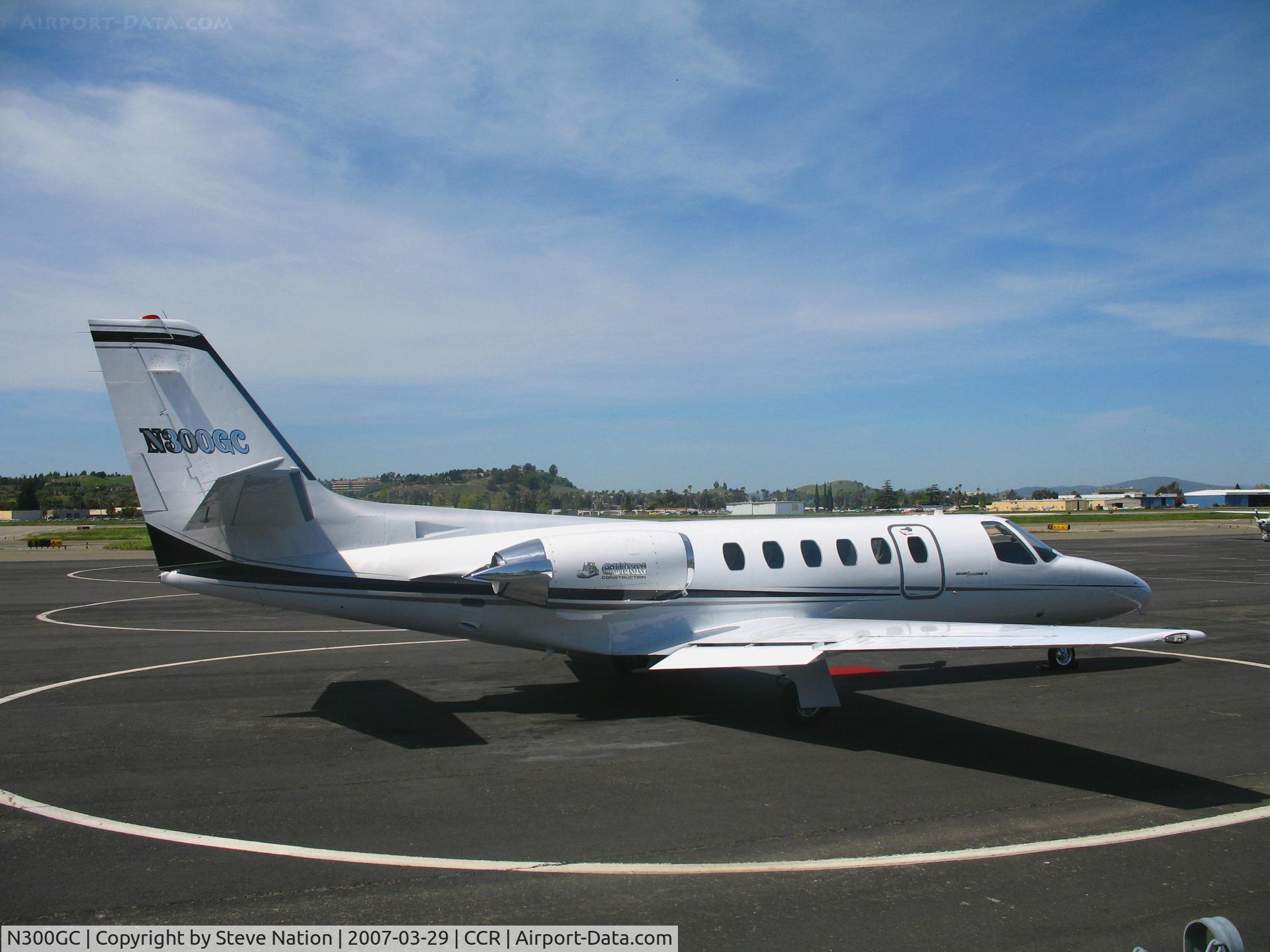 N300GC, 1981 Cessna 550 Citation II C/N 550-0311, Guinn Construction (titles) 1981 Cessna 550 @ Concord, CA