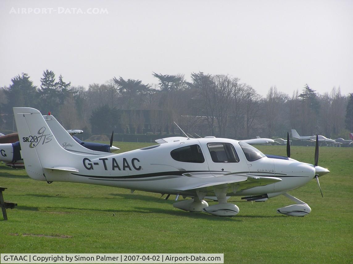 G-TAAC, 2006 Cirrus SR20 GTS C/N 1694, Cirrus SR20 now based at Denham