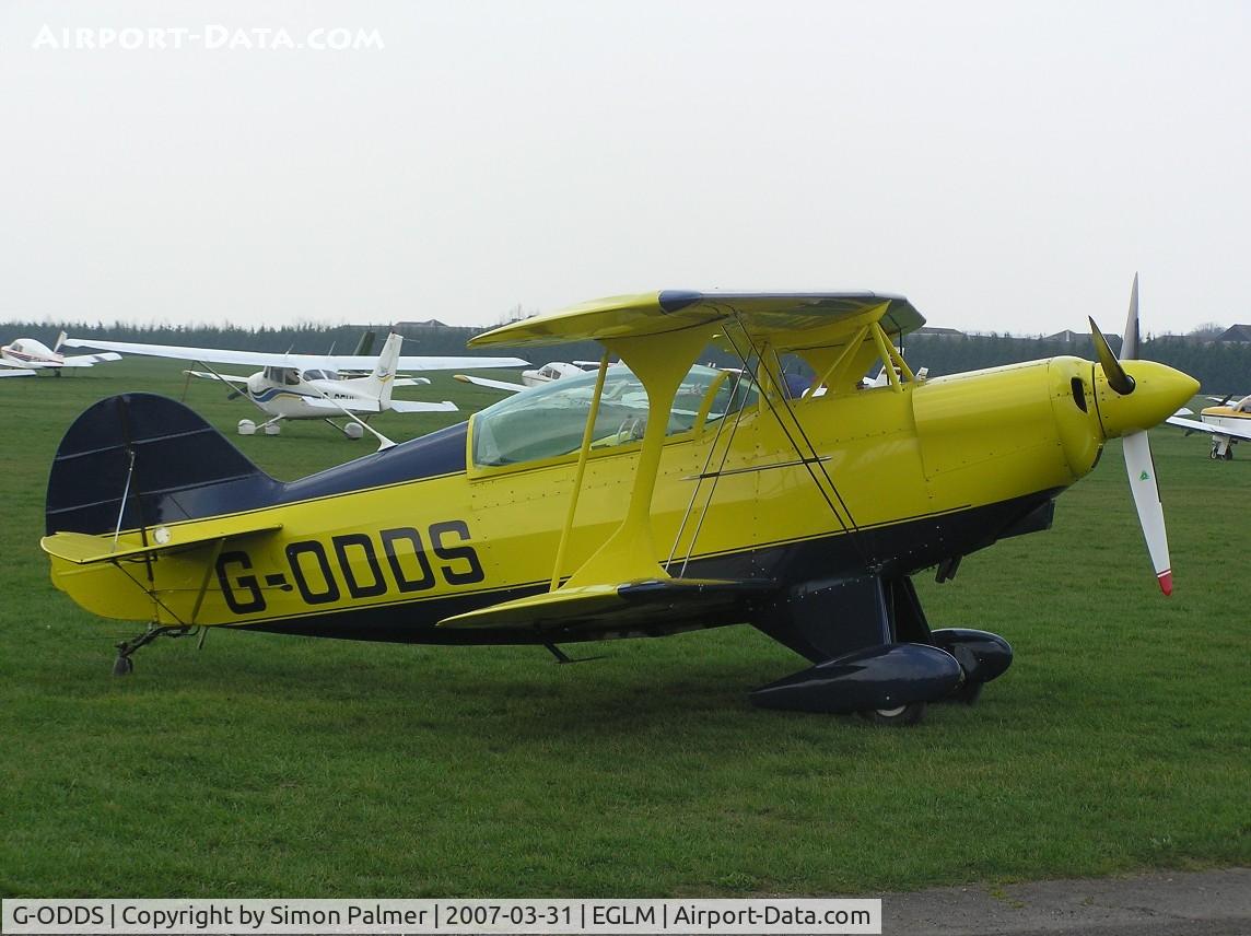 G-ODDS, 1980 Aerotek Pitts S-2A Special C/N 2225, Pitts S2 in new colour scheme