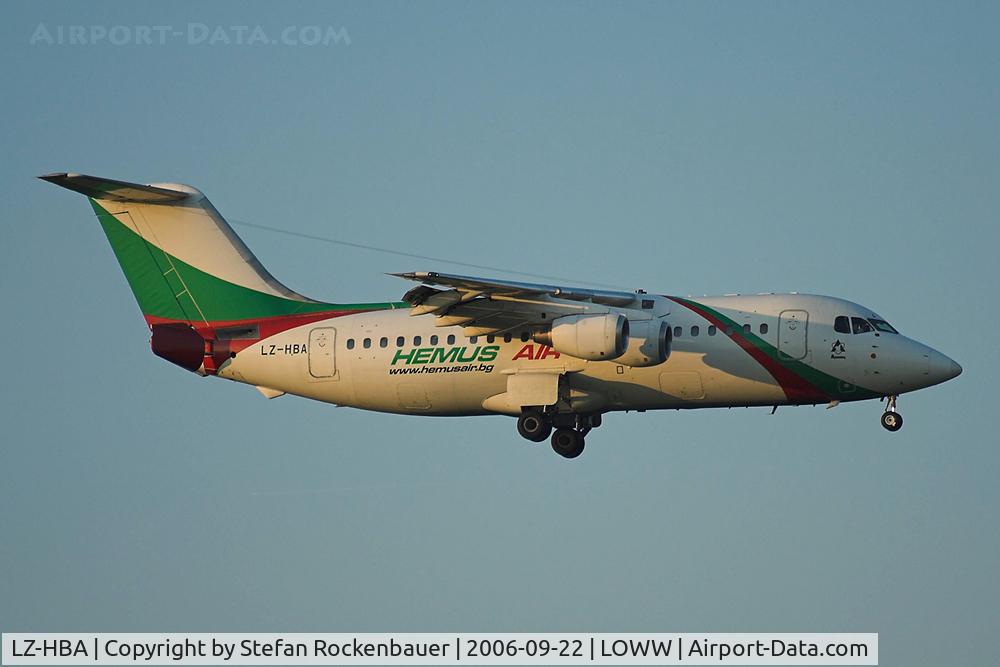 LZ-HBA, 1987 British Aerospace BAe.146-200A C/N E2072, HEMUS AIR landing on RWY 11.